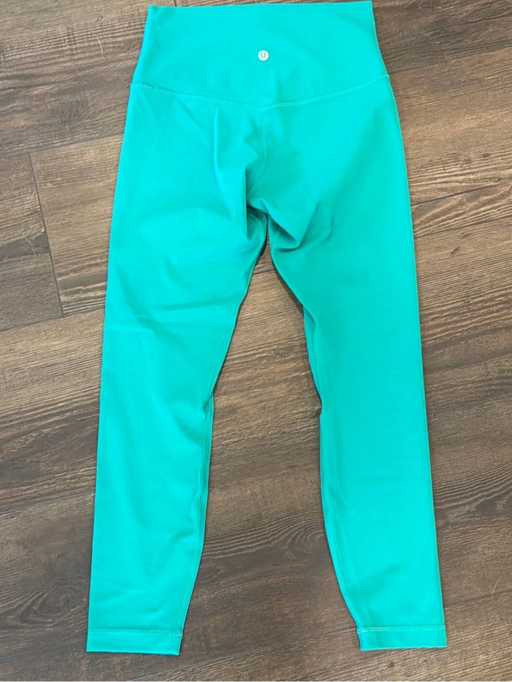 Lululemon High-Waist Teal Cascadia Green 25” Align Leggings size 6